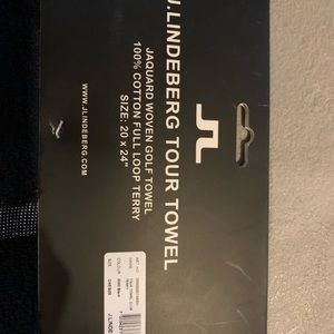J Lindeberg tour golf towel